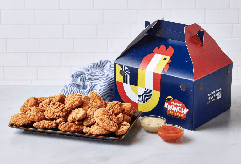 chicken nugget website menu page item recolor